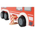 Feuerwehrauto aus Holz