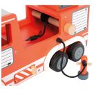 Feuerwehrauto aus Holz