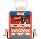 Feuerwehrauto aus Holz