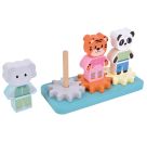 Stapeöspiel m.Zahnrad, Jungle