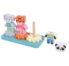 Stapeöspiel m.Zahnrad, Jungle