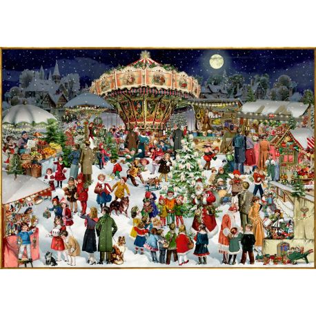 Puzzle – Nostalgischer Weihnachtsmarkt