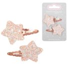 Haarclips - Stern Kupfer