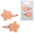 Haarclips - Stern Kupfer