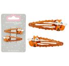Haarclips - Reh, Igel   Fuchs