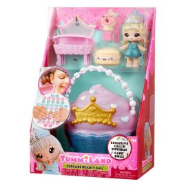 Yummiland Beauty Bag Playset + Lip Gloss Doll - Cupcake Beauty Bag