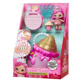 Yummiland Beauty Bag Playset + Lip Gloss Doll - Ice Cream Beauty Bag