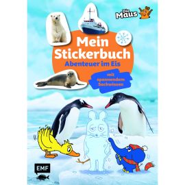 Die Maus Stickerbu. Abent.Eis