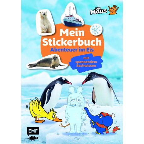 Die Maus Stickerbu. Abent.Eis
