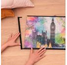 Ravensburger 17900 Puzzle  Puzzle-Rahmen schwarz 500 Teile, Format 50 x 37 cm 500 Teile