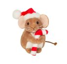 Teddy Hermann Weihnachtsmaus mit Zuckerstange, 11 cm