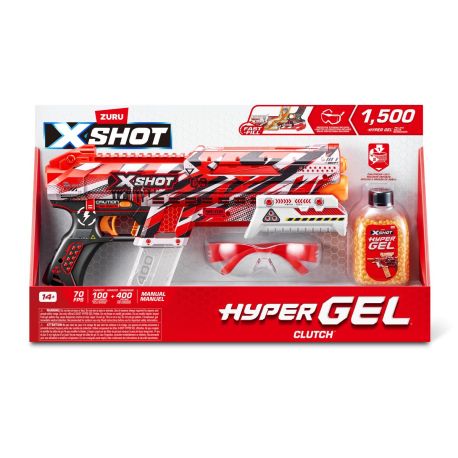 XSHOT - Hyper Gel Clutch Blaster mit Gel-Kugeln