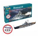 Starter Kit Bismarck, Revell Modellbausatz mit Basiszubehör