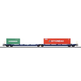 Märklin 47474 - H0 Doppel-Taschenwagen Sdggmrss
