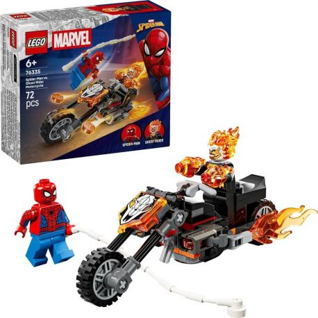 LEGO® Marvel Super Heroes™ 76335 Spider-Man vs. Ghost Rider auf seinem Motorrad
