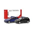 herpa - MiniKit VW Tiguan, ultramarinblau und schwarz (2 Stück)