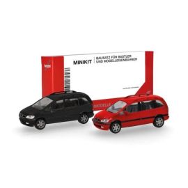 herpa - MiniKit Opel Zafira, schwarz und rot (2 Stück)