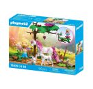 PLAYMOBIL 71839 Zauberhafter Einhorn-Stall für Mama und Fohlen
