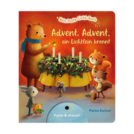Puste-Licht-Buch Advent, Advent, ein