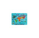 SpielMaus Holz Magnet-Tier Weltkarte 40 x 30 cm