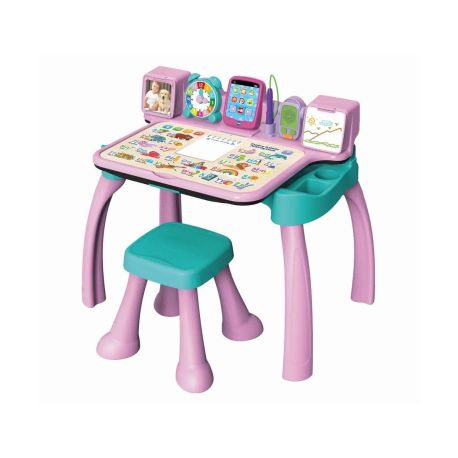 6-in-1 Magischer Schreibtisch pink