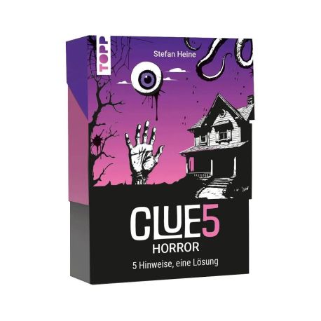 CLUE5  Horror. 5 Hinweise, nur eine Lösung. Das Trend-Quiz für deine Tasche
