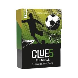 CLUE5  Fußball. 5 Hinweise, nur eine Lösung. Das Trend-Quiz für deine Tasche
