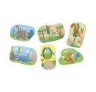 6 erste Puzzles - Waldtiere