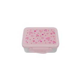 Glitzer Edelstahl Brotdose