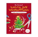 Schüttel den Weihnachtsbaum - Das Ausschneidebuch. Schneiden, kleben, malen für Kinder ab 3 Jahren