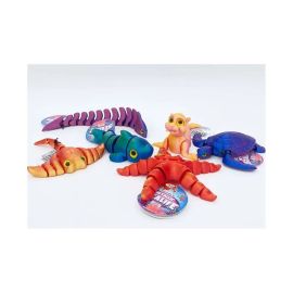 Sculptura Metallic 3D Meerestiere, sortiert