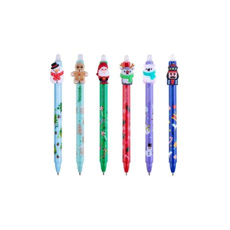 Radierbare Stifte Weihnachten, sortiert