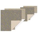 Faltblätter-Set „Sterne 20×20 cm | 80 g m , stone greyOrigami Paper Set Stars 20×20 cm | 80 gsm, stone greySet de pap