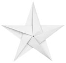 Faltblätter-Set „Sterne 20×20 cm | 80 g m , stone greyOrigami Paper Set Stars 20×20 cm | 80 gsm, stone greySet de pap