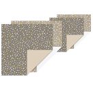 Faltblätter-Set „Tanne 20×20 cm | 80 g m , stone greyOrigami Paper Set Fir 20×20 cm | 80 gsm, stone greySet de papier