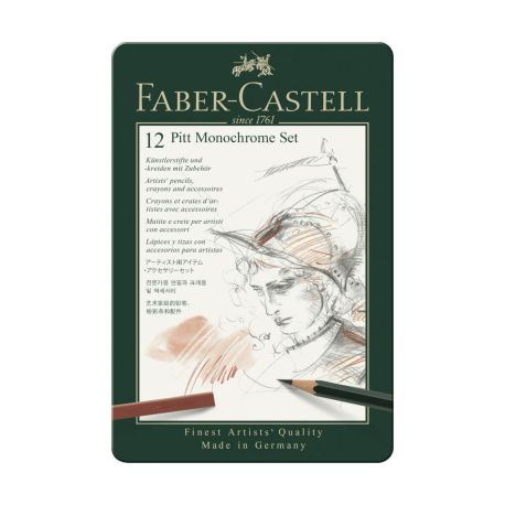 Faber-Castell Set PITT Monochrome klein Metalletui