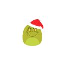 Squishmallows Weihnachts Grinch, 25cm (Grinch in Santa Hat)