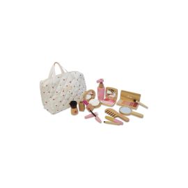 Amia Holz Kosmetik-Set, inklusive Tasche