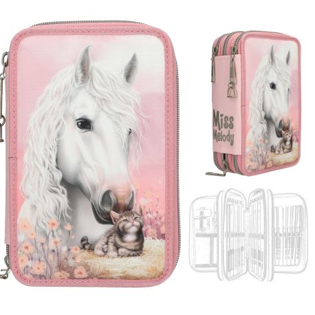 Miss Melody 3 Fach Federtasche TRUE FRIENDS