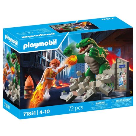 PLAYMOBIL 71831 Helden-Showdown mit der Riesenechse