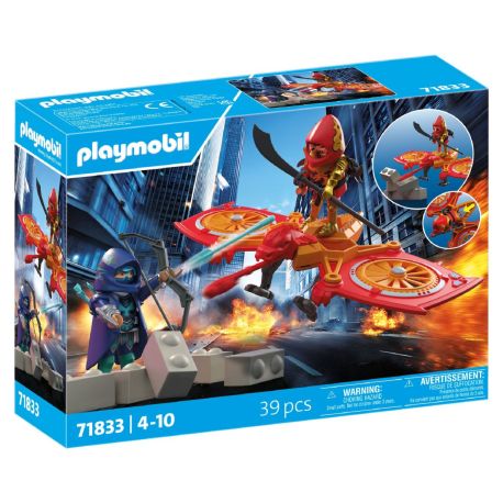 PLAYMOBIL 71833 Helden-Drohne gegen bösen Ninja
