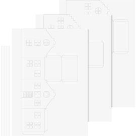 Licht Häuser 3er weiß