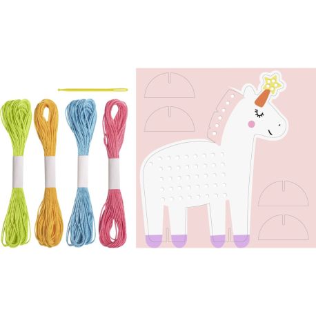Stickset Einhorn