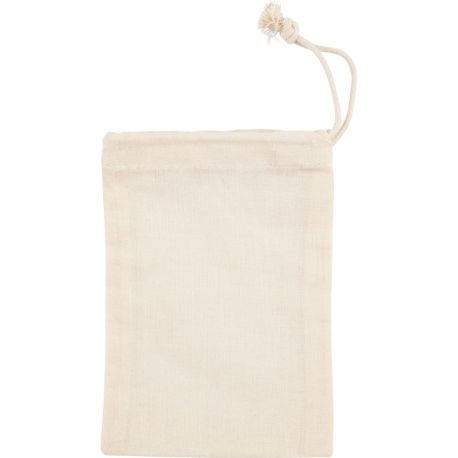Baumw. Säckch. 14,5x10cm natu