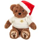 Weihnachtsteddy m. Pullover 30 cm
