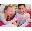 Plüschiges Glitzer-Schnapparmband