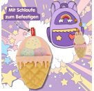 Monster Styles, Schlafsack im Eiswaffel Design mit Schlaufe, Größe 15 cm
