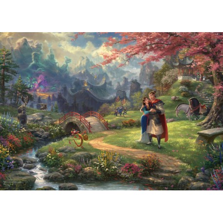 Schmidt Spiele Puzzle Thomas Kinkade, Disney, Mulan, 1000 Teile