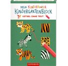 Mein kunterbunter Kindergartenblock - Rätsel ohne Text (Wilde Tiere)