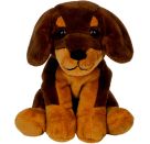 Dackel Watson im Korb